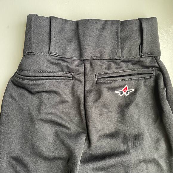 ๐๏ธ4 for $20๐๏ธ Alleson Athletic Youth Baseball Pants Small Elastic Bottom Black - Picture 2 of 8